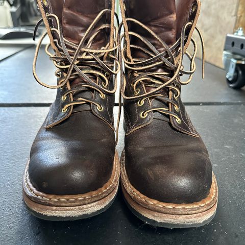 View photo of White's Semi-Dress in Horween Brown Waxed Flesh