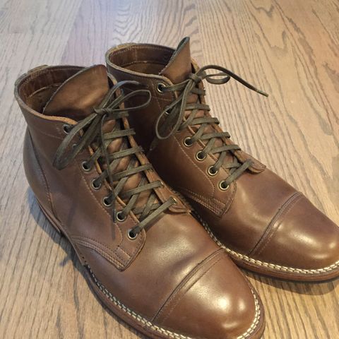 View photo of Viberg Service Boot PCT in Horween Natural Chromexcel