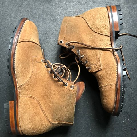 View photo of Viberg Service Boot PCT in Horween Natural Chromexcel Roughout