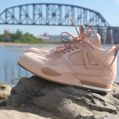 Hender Scheme Manual Industrial Products 10 in Natural Veg-Tanned Cowhide