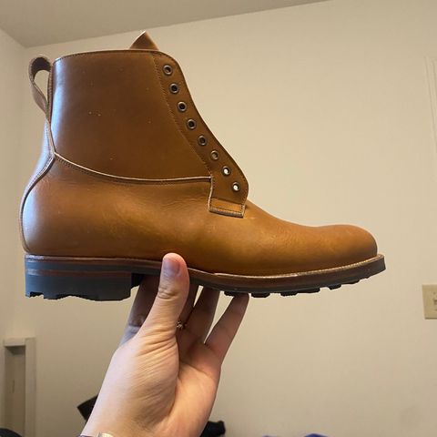 Viberg Country Boot in Horween Oak Chromepak