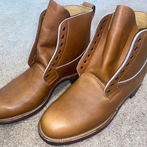 Viberg Country Boot in Horween Oak Chromepak