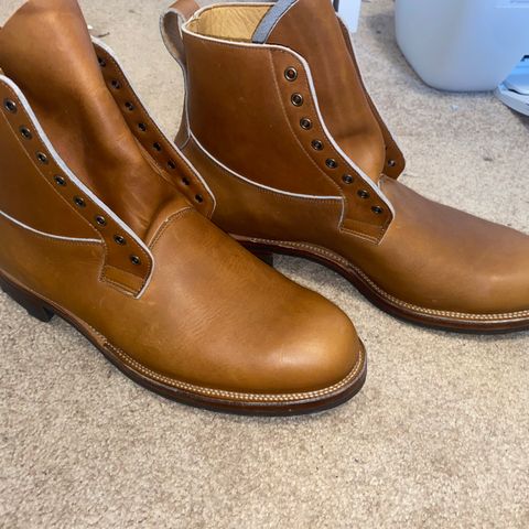 Viberg Country Boot in Horween Oak Chromepak
