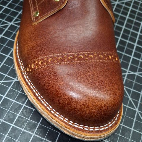 New River Boot BARKSDALE in Horween Cognac Aspen Double Horsefront