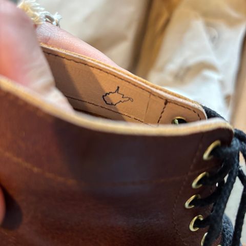 New River Boot BARKSDALE in Horween Cognac Aspen Double Horsefront