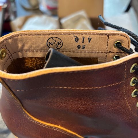 New River Boot BARKSDALE in Horween Cognac Aspen Double Horsefront