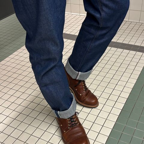 New River Boot BARKSDALE in Horween Cognac Aspen Double Horsefront