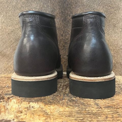 Ken Diamond 1/2 Cut in Horween Dark Brown Aspen Double Horsefront