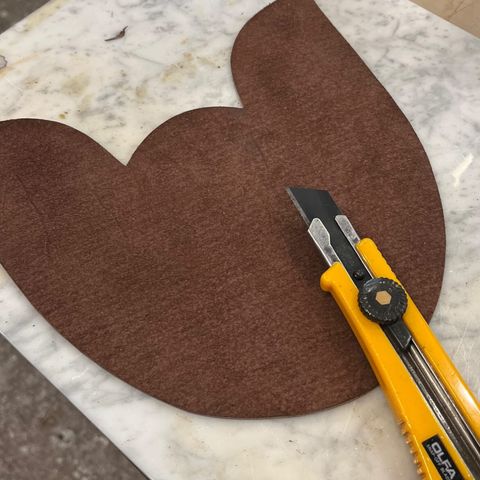 Ken Diamond 1/2 Cut in Horween Dark Brown Aspen Double Horsefront