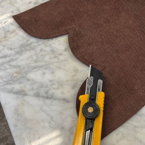Ken Diamond 1/2 Cut in Horween Dark Brown Aspen Double Horsefront