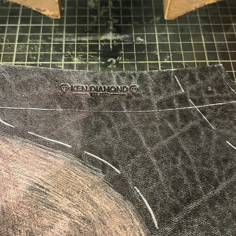 Ken Diamond 1/2 Cut in Horween Dark Brown Aspen Double Horsefront