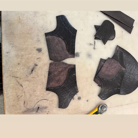 Ken Diamond 1/2 Cut in Horween Dark Brown Aspen Double Horsefront