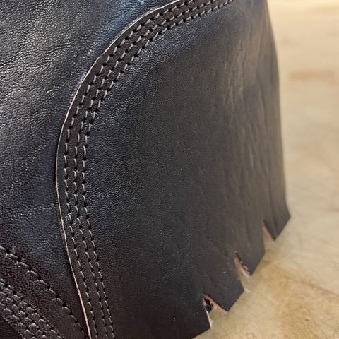 Ken Diamond 1/2 Cut in Horween Dark Brown Aspen Double Horsefront