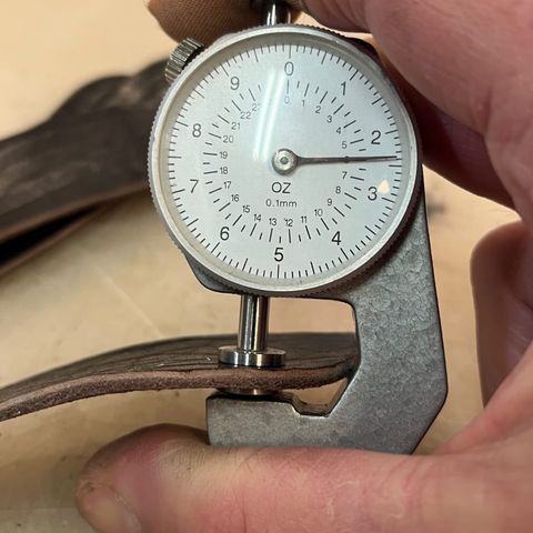 Ken Diamond 1/2 Cut in Horween Dark Brown Aspen Double Horsefront