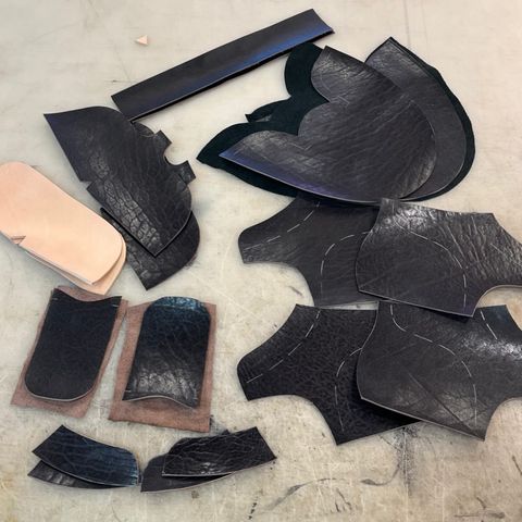 Ken Diamond 1/2 Cut in Horween Dark Brown Aspen Double Horsefront