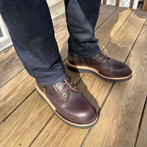 Ken Diamond 1/2 Cut in Horween Dark Brown Aspen Double Horsefront