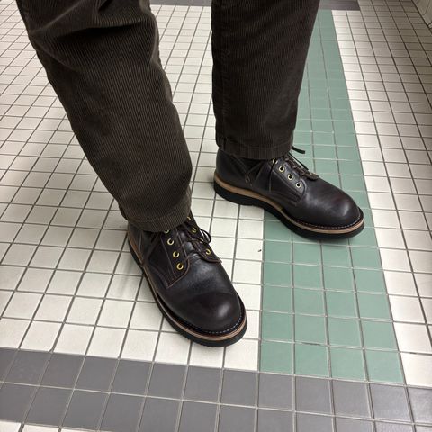 Ken Diamond 1/2 Cut in Horween Dark Brown Aspen Double Horsefront