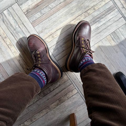 Ken Diamond 1/2 Cut in Horween Dark Brown Aspen Double Horsefront