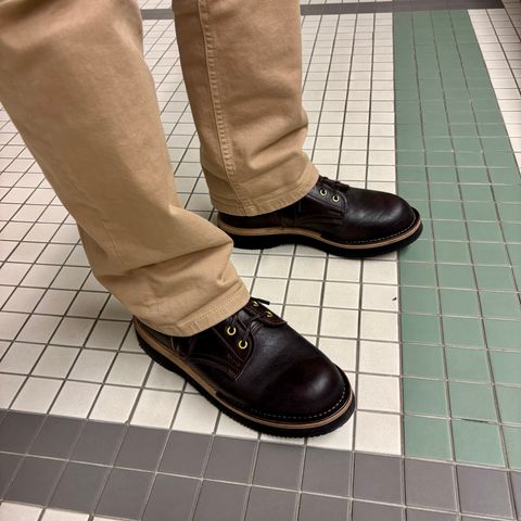 Ken Diamond 1/2 Cut in Horween Dark Brown Aspen Double Horsefront