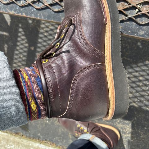 Ken Diamond 1/2 Cut in Horween Dark Brown Aspen Double Horsefront
