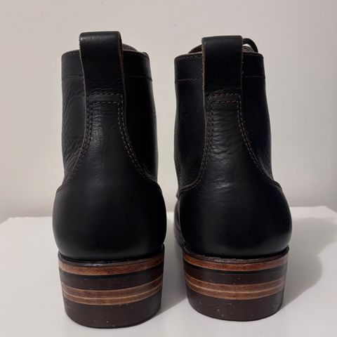 BHHB Custom Model in Horween Tumbled Black Chromexcel