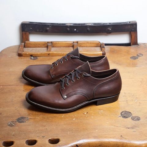 NF Bootmaker Milton Shoe in La Perla Azzurra Dark Brown Missouri