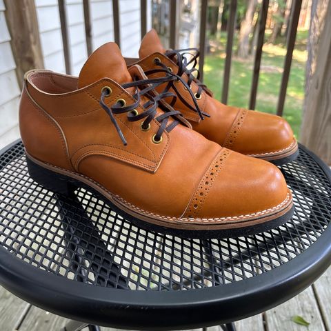 New River Boot Quade in Horween X Baseball Glove, Tan