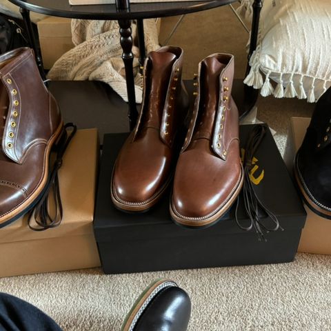 Iron Boots 5515 in Maryam Brown Shell Cordovan