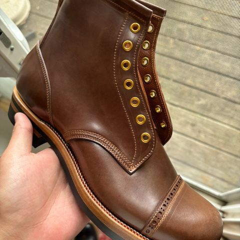 Iron Boots 5515 in Maryam Brown Shell Cordovan