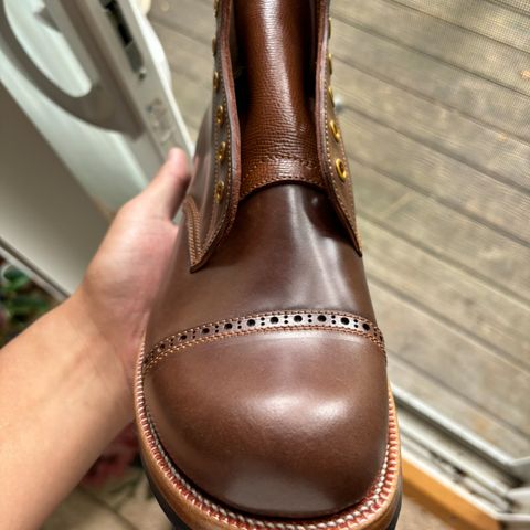 Iron Boots 5515 in Maryam Brown Shell Cordovan
