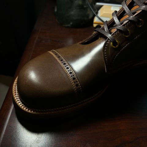 Iron Boots 5515 in Maryam Brown Shell Cordovan
