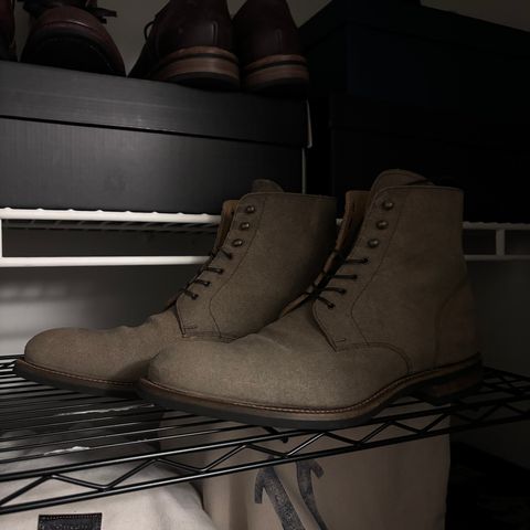 Rider Boot Co. Dundalk in Lo Stivale Olive Reverso Calf