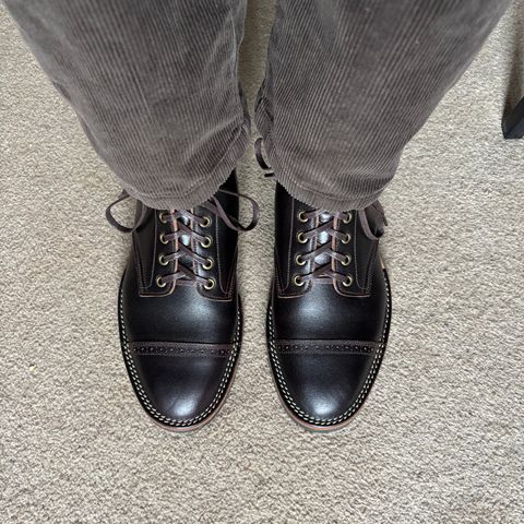 Onderhoud SVC03 Service Boot in Horween Dark Brown Waxed Flesh