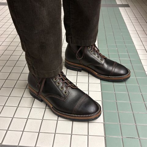 Onderhoud SVC03 Service Boot in Horween Dark Brown Waxed Flesh