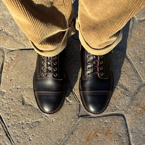 Onderhoud SVC03 Service Boot in Horween Dark Brown Waxed Flesh
