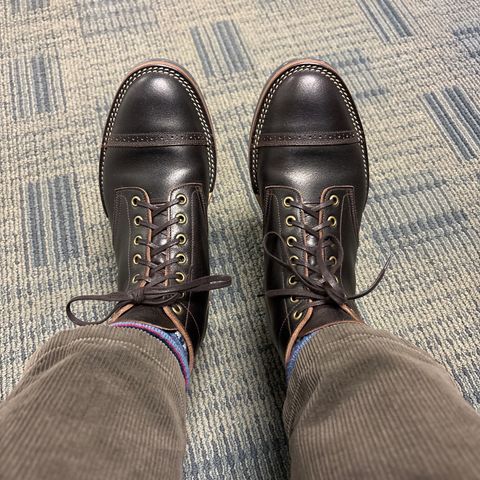 Onderhoud SVC03 Service Boot in Horween Dark Brown Waxed Flesh