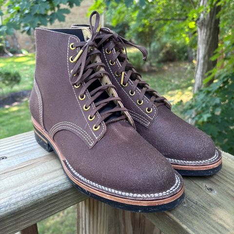 Oldspeed Boondockers in Wickett & Craid Brown English Bridle Reverse
