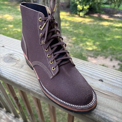 Oldspeed Boondockers in Wickett & Craid Brown English Bridle Reverse