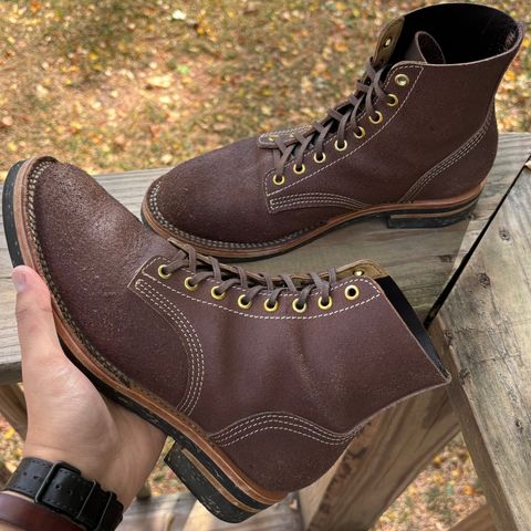 Oldspeed Boondockers in Wickett & Craid Brown English Bridle Reverse
