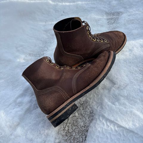 Oldspeed Boondockers in Wickett & Craid Brown English Bridle Reverse