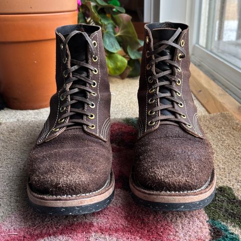 Oldspeed Boondockers in Wickett & Craid Brown English Bridle Reverse
