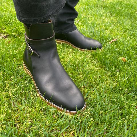 Iron Boots Jodhpur in Seidel Black Double Shot