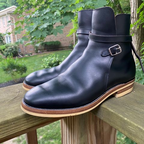Iron Boots Jodhpur in Seidel Black Double Shot