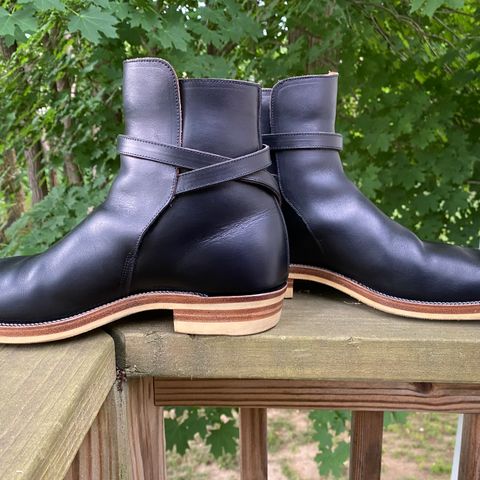 Iron Boots Jodhpur in Seidel Black Double Shot