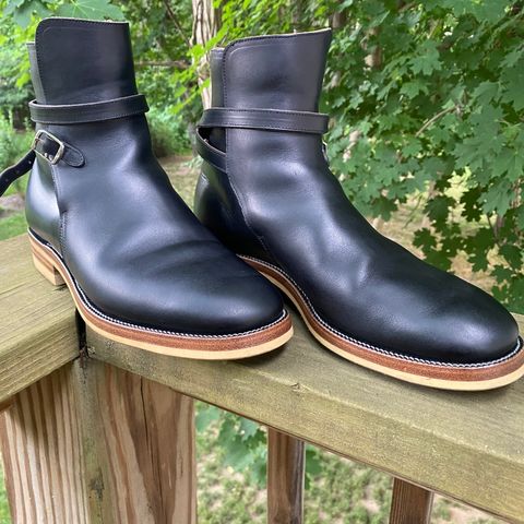 Iron Boots Jodhpur in Seidel Black Double Shot