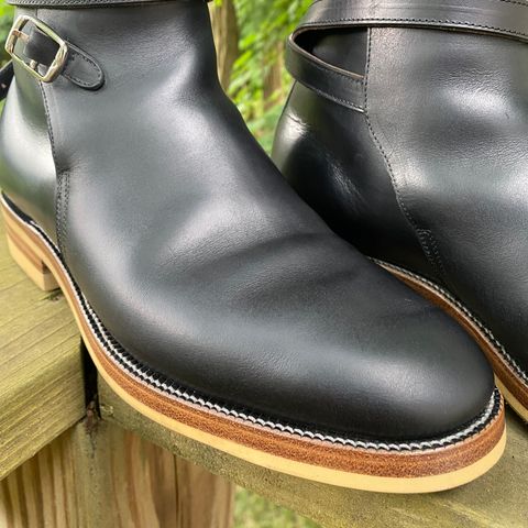 Iron Boots Jodhpur in Seidel Black Double Shot