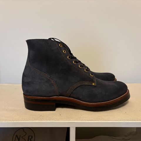 Iron Boots The Great Escape in Horween Navy Reverse Chamois