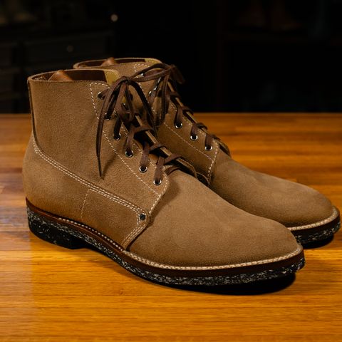 Oldspeed Trench Boot in Horween Natural Chromexcel Roughout