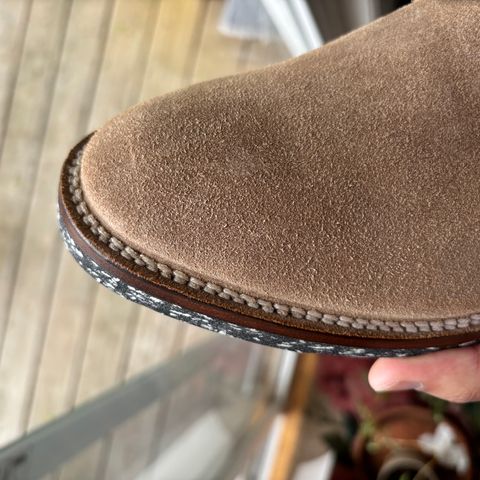 Oldspeed Trench Boot in Horween Natural Chromexcel Roughout