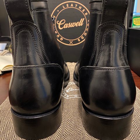 Caswell Garrett in Maryam Black TPR Horsebutt